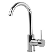 Fima Carlo Frattini Spillo Up Смеситель для раковины, с донным клапаном, излив 15,5 см, цвет: chrome F3041CR.2