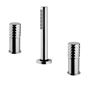 Fima Carlo Frattini Spillo Tech Смеситель на борт ванны с ручным душем, без излива, цвет: chrome F3044/1TNXCR