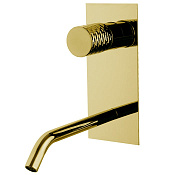 Fima Carlo Frattini Spillo Tech Смеситель для раковины встраиваемый, излив 20 см, цвет: gold F3051TWLX5XOR