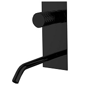 Fima Carlo Frattini Spillo Tech Смеситель для раковины встраиваемый, излив 20 см, цвет: black matt F3051TWLX5XNS