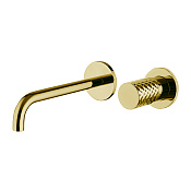 Fima Carlo Frattini Spillo Tech Смеситель для раковины встраиваемый, излив 20 см, цвет: gold F3051TWLX9XOR