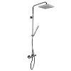 Fima Carlo Frattini Wellness Душевая стойка: термостат, верхний и ручной душ, цвет: chrome F4905/QP255CR