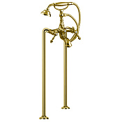 Fima Carlo Frattini Epoque Смеситель для ванны напольный с душевым комп., излив 70 см, цвет: gold F5054/4OR