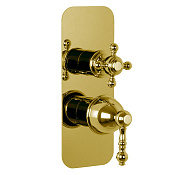 Fima Carlo Frattini Elizabeth Смеситель для душа встраиваемый, 2-3 потребителя, цвет: gold F5089X6OR