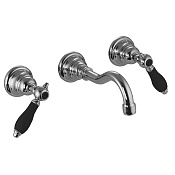 Fima Carlo Frattini Herend Смеситель для раковины встраиваемый, излив 16 см, цвет: chrome F5401/5CNCR