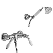 Fima Carlo Frattini Herend Смеситель для душа с душевым комплектом, без излива, цвет: chrome F5405CBCR