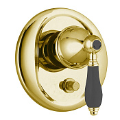 Fima Carlo Frattini Herend Смеситель для душа встраиваемый, внешняя часть, 2 потребителя, цвет: gold F5409X2CNOR