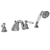 Fima Carlo Frattini Herend Смеситель на борт ванны с ручным душем, цвет: gold F5414OR