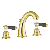 Fima Carlo Frattini Herend Смеситель для раковины, с донным клапаном, излив 13,8 см, цвет: gold F5421CNOR