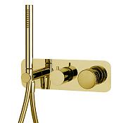 Fima Carlo Frattini Texture Collection Смеситель для душа встраиваемый, без накладки, цвет: gold F5619WX2HOR