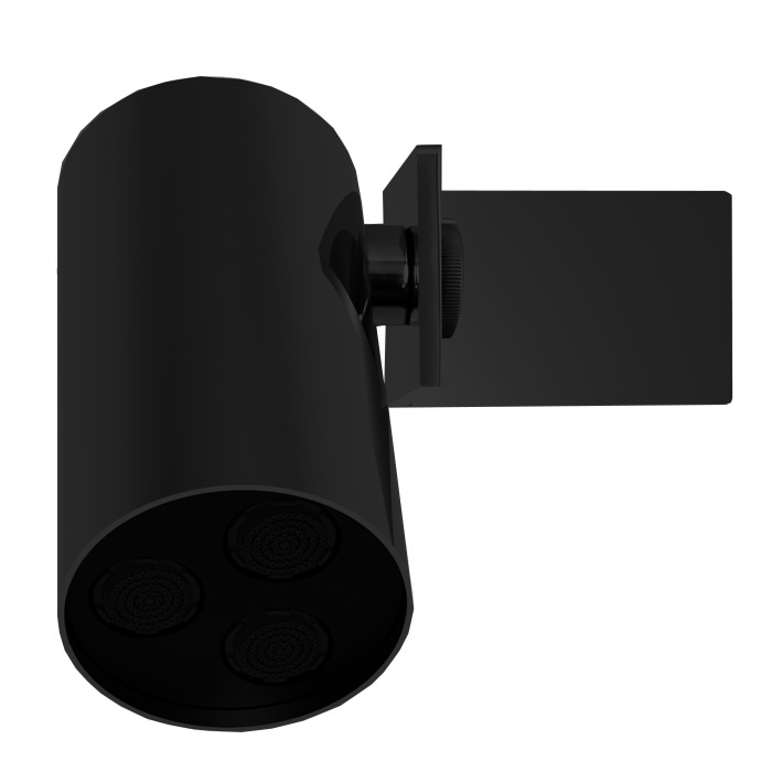 Fima Carlo Frattini Soffioni Верхний душ 8 см, 1 режим, цвет: black matt F5914NS