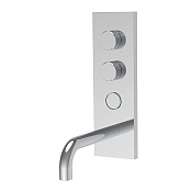 Fima Carlo Frattini Switch Смеситель для раковины встраив. c кнопкой, излив 16 см, цвет: chrome F5951VX5CR