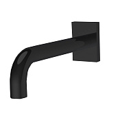 Fima Carlo Frattini Switch Излив для ванны настенный 22,5 см, цвет: black matt F5976NS