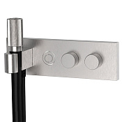Fima Carlo Frattini Switch Смеситель для душа встраиваемый, 2 потребителя, цвет: stainless steel F5979X2SINOX