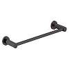 Fima Carlo Frattini Rotola Полотенцедержатель 34 см, подвесной, цвет: brushed black chrome F6000/30CS