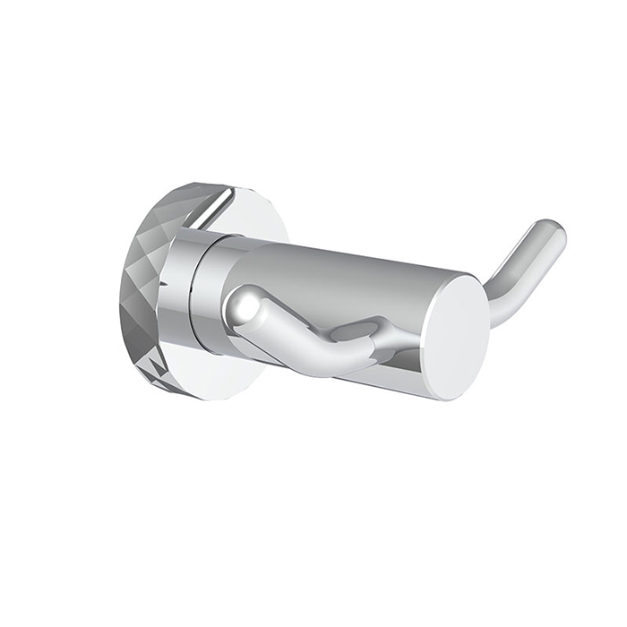 Fima Carlo Frattini Spillo Tech Крючок для полотенец двойной, подвесной, цвет: chrome F6004T/2GCR