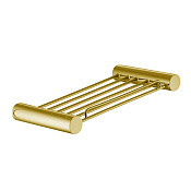 Fima Carlo Frattini Rotola Мыльница с латунной решеткой, подвесная, цвет: gold F6008OR