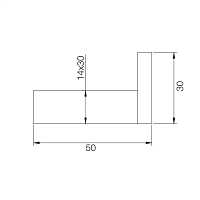 Fima Carlo Frattini Quadra Крючок для полотенец, подвесной, цвет: gold F6024/1OR