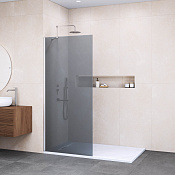 RGW Душевое ограждение walk-in, Easy Clean 100х195h см, стекло тонированное 8 мм, цвет: хром глянец 351011010-31