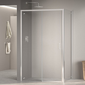 RGW Passage Душевой уголок 130х90х195h см, Easy Clean, стекло прозрачное 6 мм, цвет: хром глянцевый 350817739-11