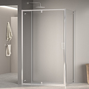 RGW Passage Душевой уголок 90х100х195h см, Easy Clean, стекло прозрачное 6 мм, цвет: хром глянцевый 350807890-11