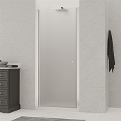 RGW Dolphin Душевая дверь в нишу, Easy Clean 90х195h см, стекло матовое 6 мм, цвет: хром глянцевый 54930309-101