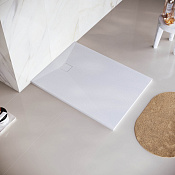 RGW Поддон для душа из стеклопластика, 80х100х2,6h см, цвет: белый матовый 553502810-01