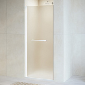 RGW Passage Душевая дверь в нишу, Easy Clean 80х195h см, стекло матовое 6 мм, цвет: белый матовый 020810308-25