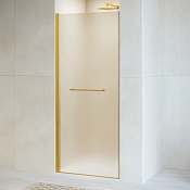 RGW Passage Душевая дверь в нишу, универсальная, 90х195h см, стекло матовое 6 мм, цвет: золото браш. 020810309-26