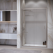 RGW Passage Душевая дверь в нишу Easy Clean, 100х190h см, стекло прозрачное 5 мм, цвет: хром глянец 06082110-11