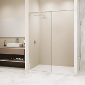 RGW Душевое ограждение walk-in, Easy Clean, 90х195h см, стекло прозрачное 8 мм, цвет: хром глянец 351003409-11
