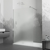 RGW Душевое ограждение walk-in, Easy Clean 120х195h см, стекло матовое 6 мм, цвет: хром глянцевый 411002112-41