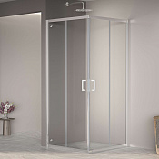 RGW Passage Душевой уголок 90х90х195h см, Easy Clean, стекло прозрачное 6 мм, цвет: хром глянцевый 3508103099-11