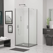 RGW Leipzig Душевой уголок 60х80х195h см, Easy Clean, стекло прозрачное 6 мм, цвет: хром глянцевый 351203468-11