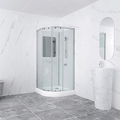 RGW Andaman Душевая кабина 80х197h см, стекло прозрачное 5 мм, цвет: хром матовый 381320888-12