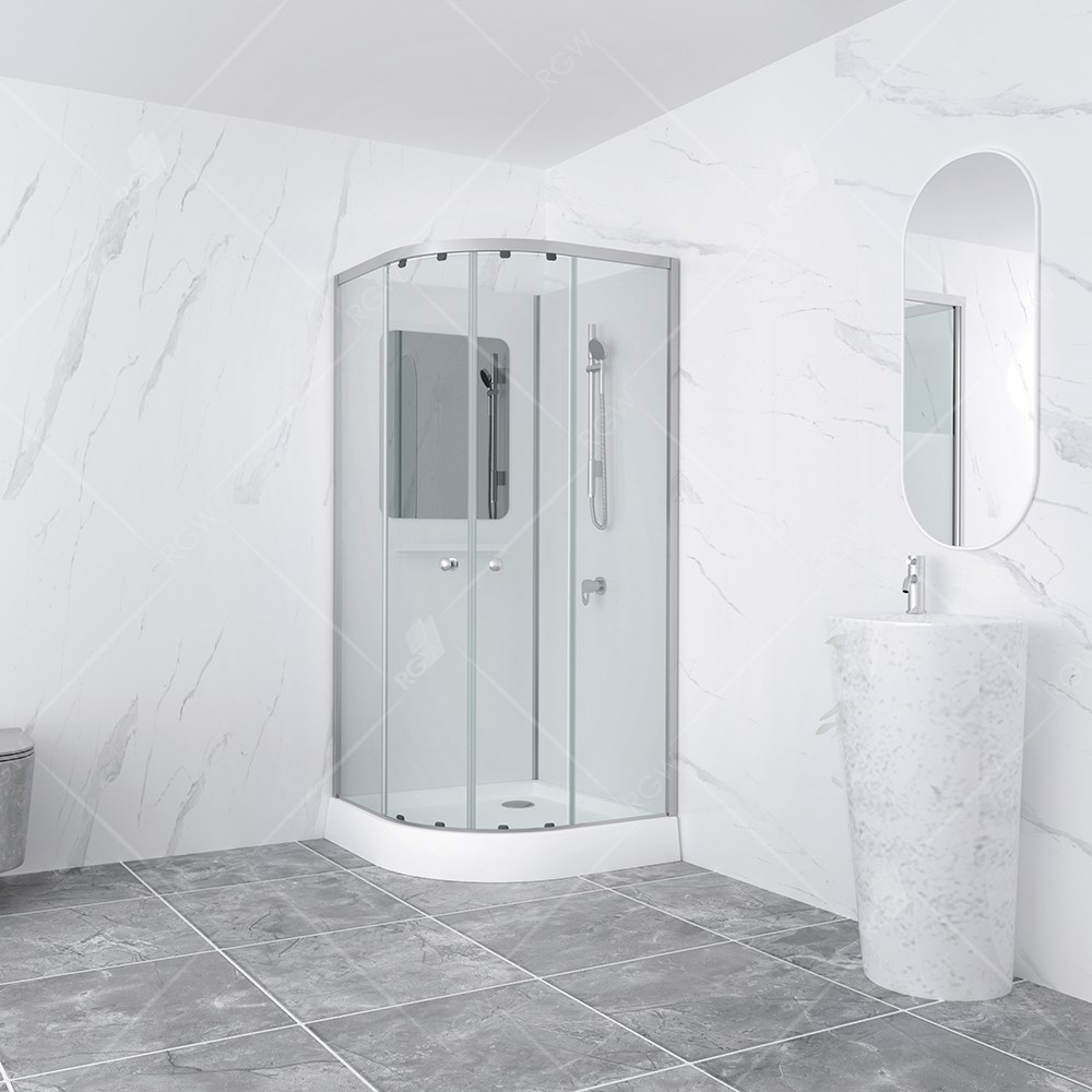 RGW Andaman Душевая кабина 90х197h см, стекло прозрачное 5 мм, цвет: хром матовый 381320899-12