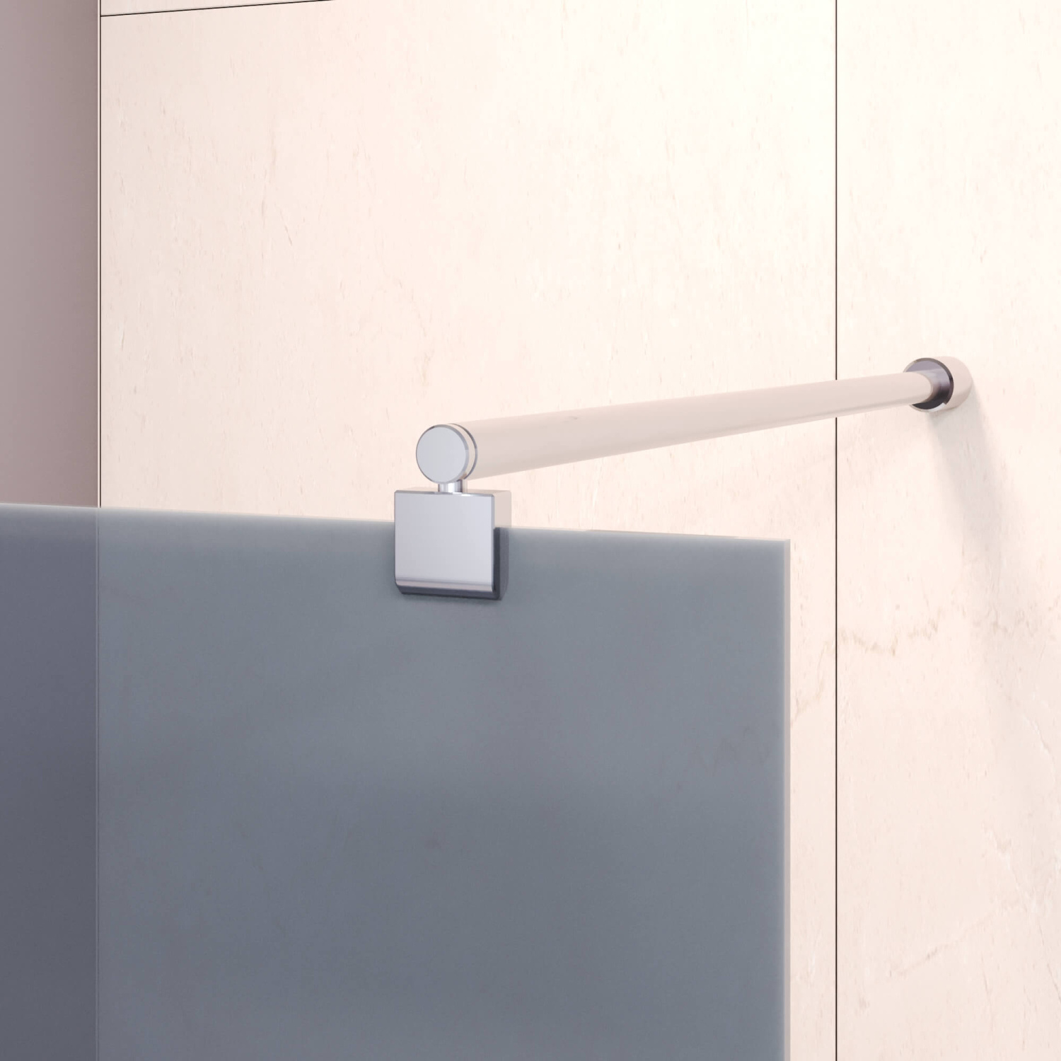 RGW Screens Шторка на ванну, Easy Clean 80х150h см, стекло тонированное 8 мм, цвет: хром глянцевый 351105108-31