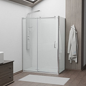 RGW Tornado Душевой уголок 130х90х195h см, Easy Clean, стекло прозрачное 8 мм, цвет: хром глянцевый 02074439-11