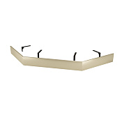 RGW Acryl Экран душевого поддона из металла 90х10h см, цвет: бежевый матовый 50231799-03