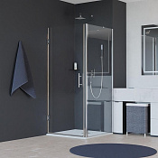 RGW Hotel Душевой уголок 60х120х195h см, Easy Clean, стекло прозрачное 8 мм, цвет: хром глянцевый 350604562-011