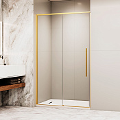 RGW Stilvoll Душевая дверь в нишу , Easy Clean, 150х195h см, стекло прозр. 6 мм, цвет: золото браш. 32321215-16