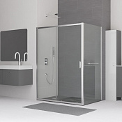 RGW Classic Душевой уголок 110х90х185h см, Easy Clean, стекло прозрачное 5 мм, цвет: хром глянцевый 320948119-011