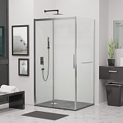 RGW Leipzig Душевой уголок 140х100х195h см, Easy Clean, стекло прозрачное 6 мм, цвет: хром глянцевый 341241140-011