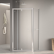 RGW Passage Душевой уголок 90х90х185h см, Easy Clean, стекло прозрачное 6 мм, цвет: хром глянцевый 410832199-011