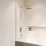 RGW Screens Шторка на ванну, Easy Clean, 30х150h см, стекло прозрачное 8 мм, цвет: хром глянцевый 35110562830-11