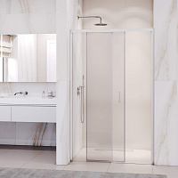 RGW Passage Душевая дверь в нишу, Easy Clean, 140х195h см, стекло прозрачное 6 мм, цвет: хром глянец 350801714-11