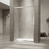 RGW Passage Душевая дверь в нишу, Easy Clean, 180х195h см, стекло прозрачное 6 мм, цвет: хром глянец 030811418-11