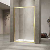 RGW Passage Душевая дверь в нишу, Easy Clean, 170х195h см, стекло прозрачное 6 мм, цвет: золото браш 030811417-16