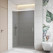 RGW Душевая дверь в нишу , Easy Clean, 150х195h см, стекло тонированное 6 мм, цвет: хром глянец 06091315-31