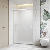 RGW Душевая дверь в нишу, Easy Clean 120х195h см, стекло матовое 6 мм, цвет: хром глянцевый 06091312-41